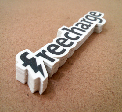 Freecharge Die Cut Vinyl Stickers