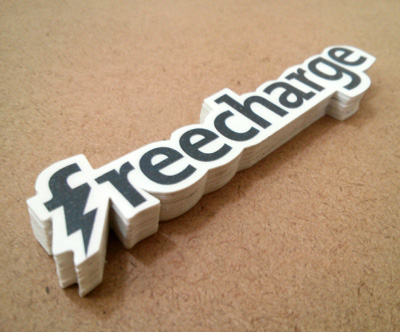 Freecharge Die Cut Vinyl Stickers