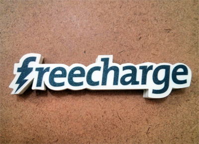 Freecharge Die Cut Vinyl Stickers