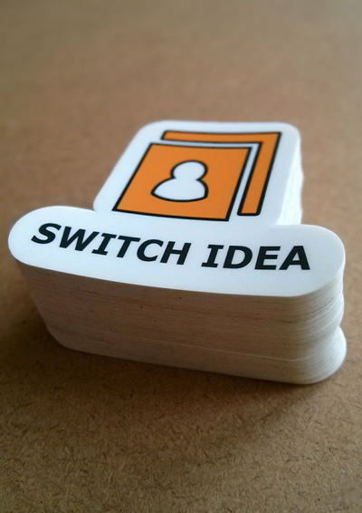 Switch Idea Die Cut Stickers