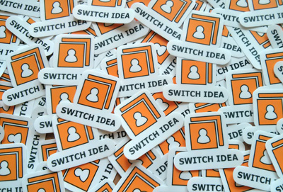 Switch Idea VInyl Die Cut Stickers