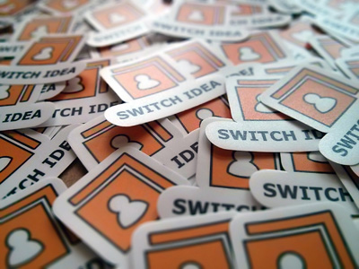 Switch Idea Matte Finish Stickers