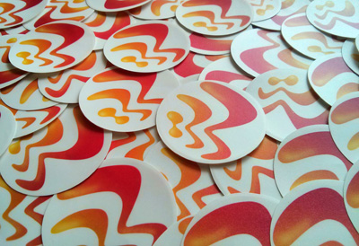 Qlicket Vinyl Die Cut Stickers Spread Across