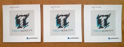 Techkriti IIT Kanpur Technology Festival Stickers