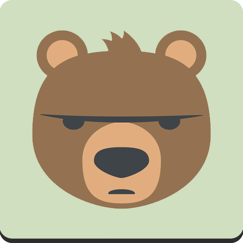 Bear Face Coaster