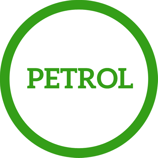 Petrol Fuel Sign Car Sticker White – Stickerdise