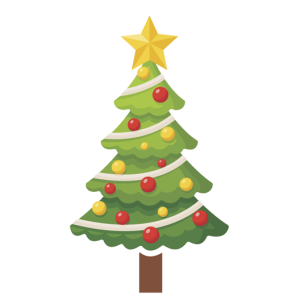 Christmas Tree Sticker - Just Stickers : Just Stickers