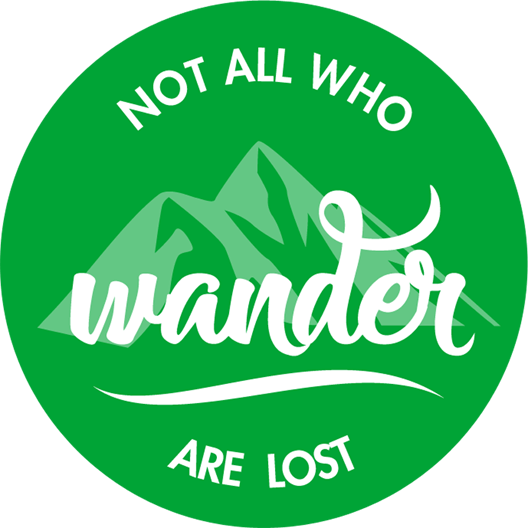 Not All Who Wander Are Lost - Just Stickers : Just Stickers