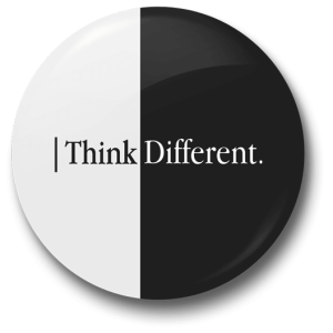 Think Different Badge - Just Stickers : Just Stickers