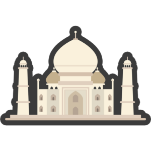 Taj Mahal Sticker - Just Stickers : Just Stickers