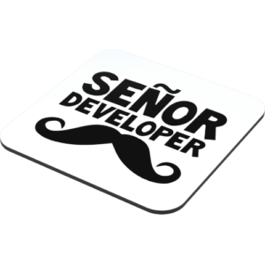 Senor Developer Coaster - Just Stickers : Just Stickers