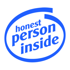 Honest Person Inside Sticker - Just Stickers : Just Stickers