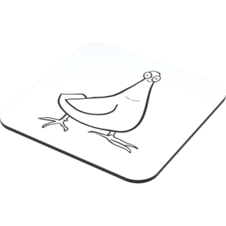 Pigeon Sketch Coaster Just Stickers Just Stickers