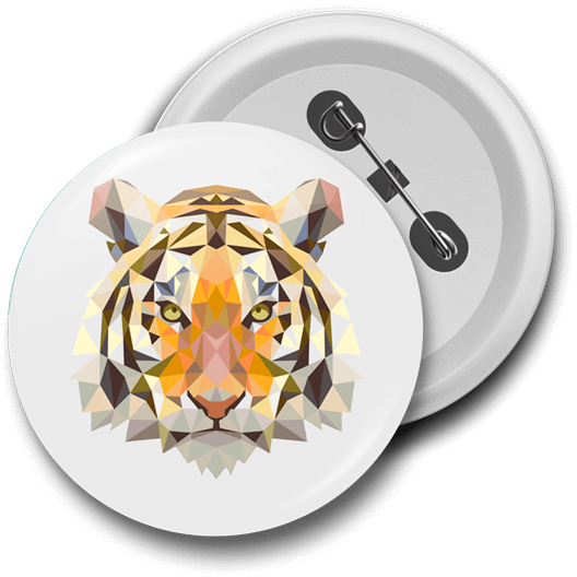 Royal Bengal Tiger Badge - Just Stickers : Just Stickers