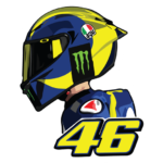 Biker 46 - Rossi Sticker - Just Stickers : Just Stickers