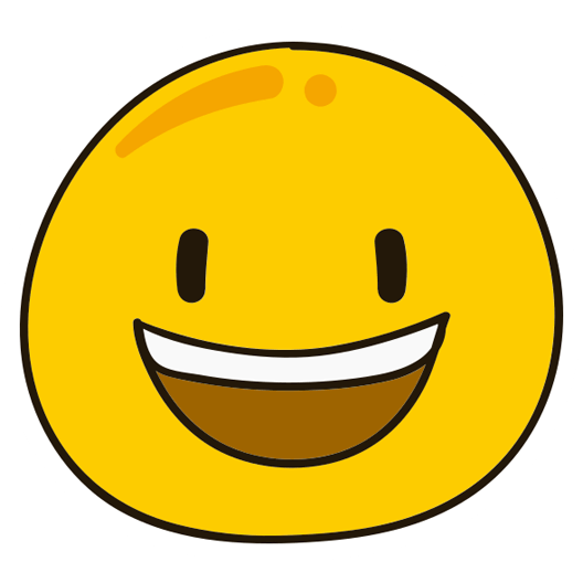 Smiley Cute Sticker - Just Stickers