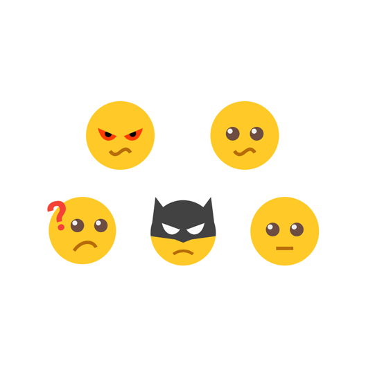 Emoji 3 Micro Sticker - Just Stickers