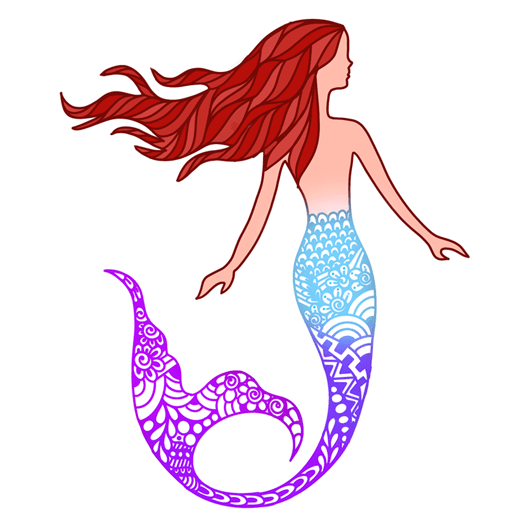 Mermaid Stickers Printable
